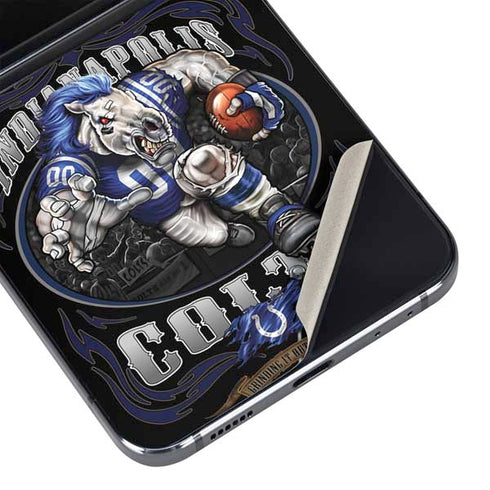 Liquid Blue NFL Indianapolis Colts Running Back Galaxy Z Flip5 5G Skin