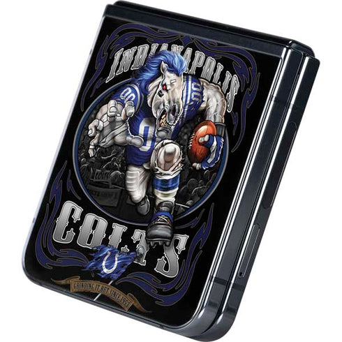 Liquid Blue NFL Indianapolis Colts Running Back Galaxy Z Flip5 5G Skin