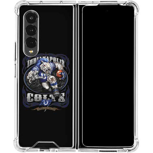 Liquid Blue NFL Indianapolis Colts Running Back Galaxy Z Fold4 5G Clear Case