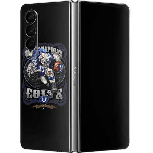 Liquid Blue NFL Indianapolis Colts Running Back Galaxy Z Fold4 5G Skin