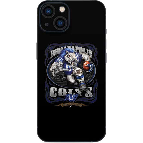 Liquid Blue NFL Indianapolis Colts Running Back iPhone 15 Plus Skin