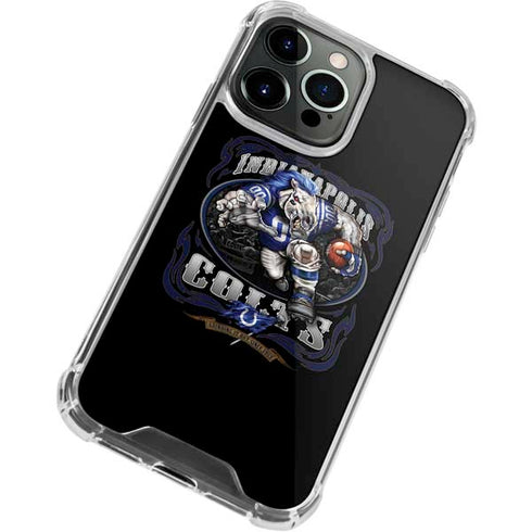 Liquid Blue NFL Indianapolis Colts Running Back iPhone 15 Pro Clear Case