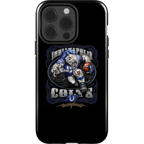 Liquid Blue NFL Indianapolis Colts Running Back iPhone 15 Pro Impact Case