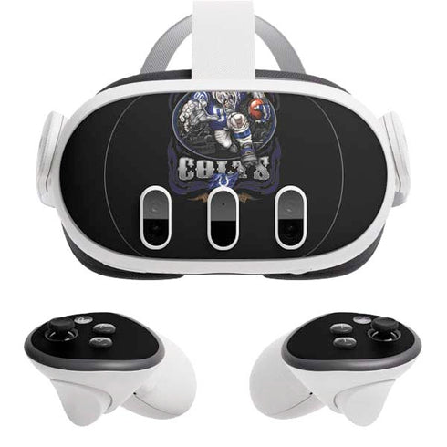Liquid Blue NFL Indianapolis Colts Running Back Meta Quest 3 Skin