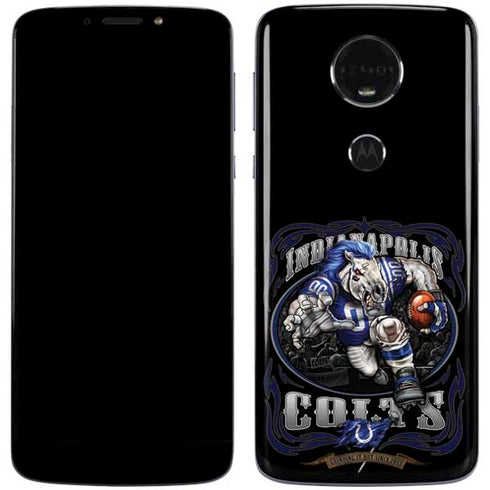 Liquid Blue NFL Indianapolis Colts Running Back Moto E5 Plus Skin
