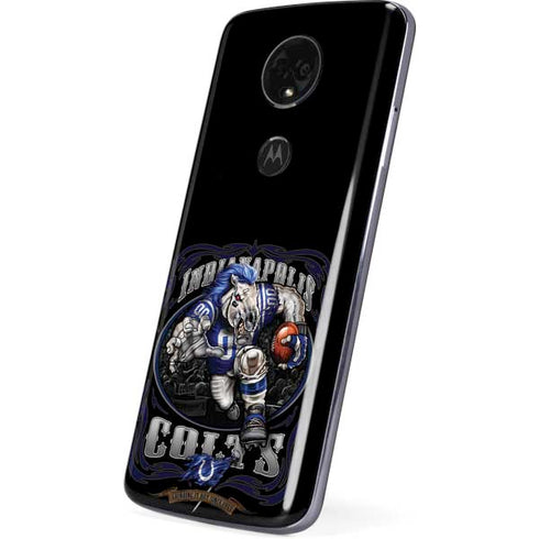 Liquid Blue NFL Indianapolis Colts Running Back Moto E5 Plus Skin