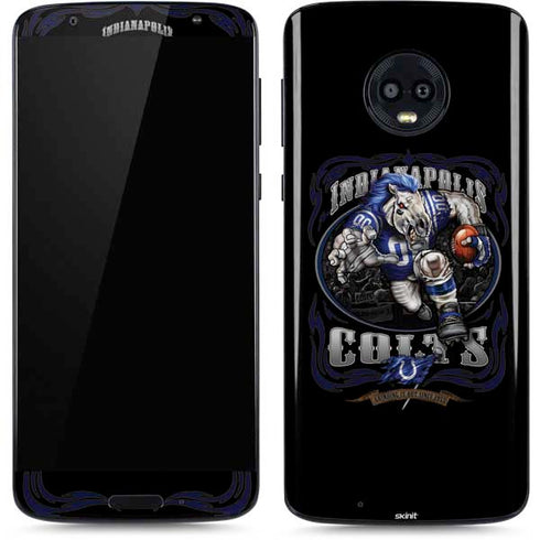 Liquid Blue NFL Indianapolis Colts Running Back Moto G6 Skin