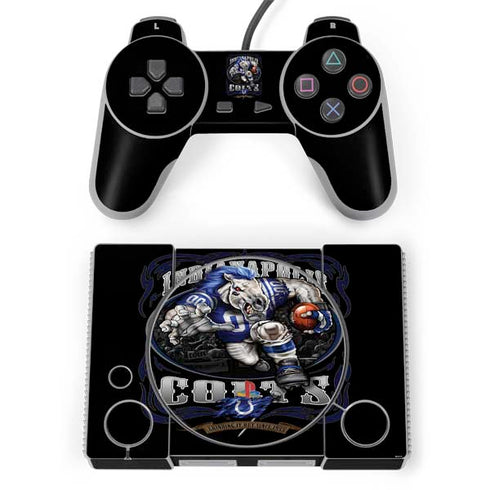 Liquid Blue NFL Indianapolis Colts Running Back PlayStation Classic Bundle Skin