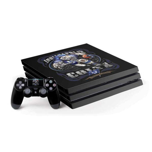 Liquid Blue NFL Indianapolis Colts Running Back PS4 Pro Bundle Skin