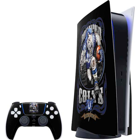 Liquid Blue NFL Indianapolis Colts Running Back PS5 Bundle Skin