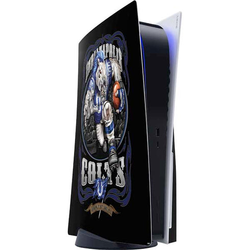 Liquid Blue NFL Indianapolis Colts Running Back PS5 Console Skin