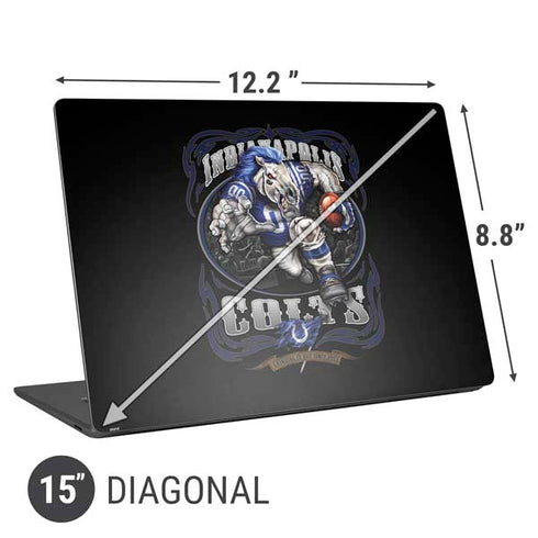 Liquid Blue NFL Indianapolis Colts Running Back Universal Laptop 15in (12.2 x 8.8in) Skin