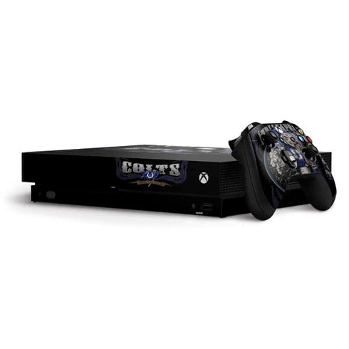 Liquid Blue NFL Indianapolis Colts Running Back Xbox One X Bundle Skin