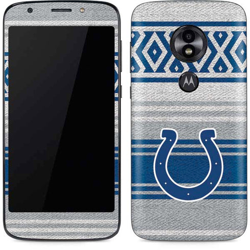 NFL Indianapolis Colts Trailblazer Moto E5 Play Skin