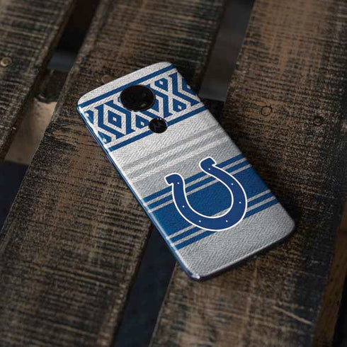 NFL Indianapolis Colts Trailblazer Moto E5 Plus Skin