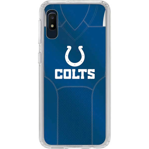 NFL Indianapolis Colts Team Jersey Galaxy A10e Clear Case