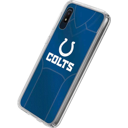 NFL Indianapolis Colts Team Jersey Galaxy A10e Clear Case