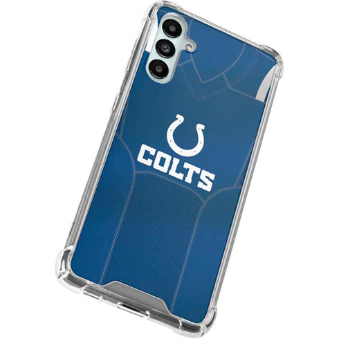 NFL Indianapolis Colts Team Jersey Galaxy A15 5G Clear Case