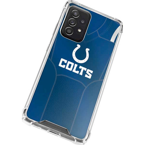 NFL Indianapolis Colts Team Jersey Galaxy A52 5G Clear Case