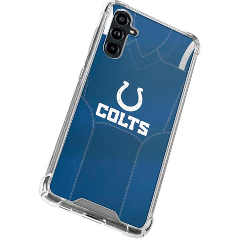 NFL Indianapolis Colts Team Jersey Galaxy A54 5G Clear Case