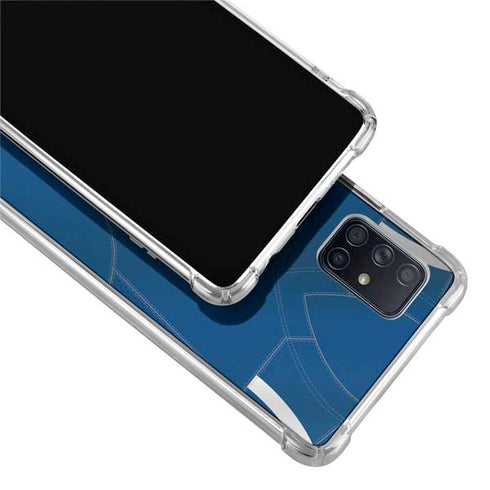 NFL Indianapolis Colts Team Jersey Galaxy A71 5G Clear Case