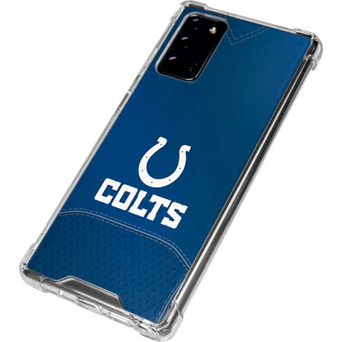 NFL Indianapolis Colts Team Jersey Galaxy Note20 5G Clear Case