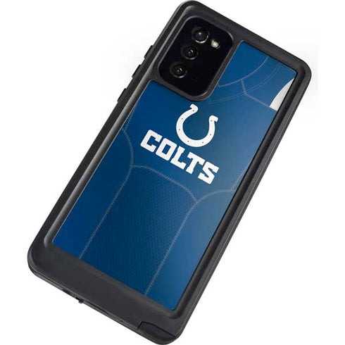NFL Indianapolis Colts Team Jersey Galaxy Note20 5G Waterproof Case