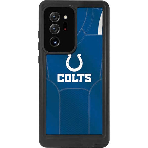 NFL Indianapolis Colts Team Jersey Galaxy Note20 Ultra 5G Waterproof Case