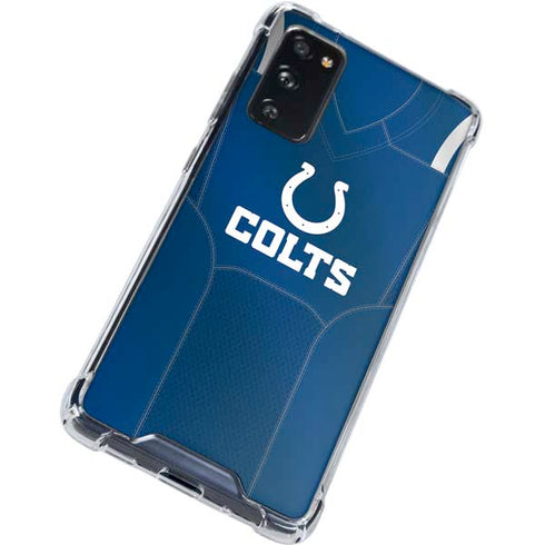 NFL Indianapolis Colts Team Jersey Galaxy S20 FE Clear Case