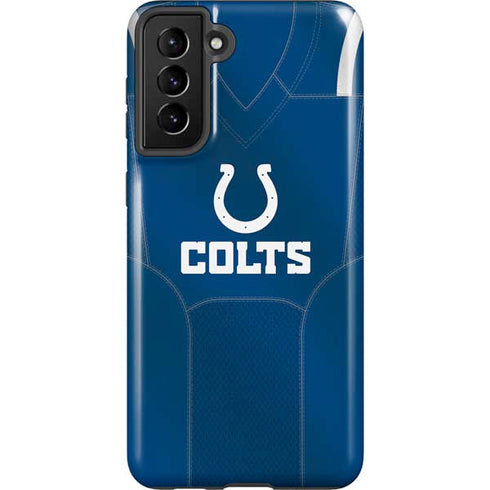 NFL Indianapolis Colts Team Jersey Galaxy S21 FE Pro Case