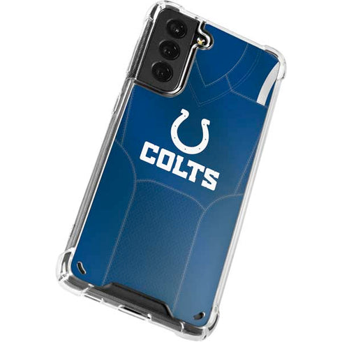 NFL Indianapolis Colts Team Jersey Galaxy S21 Plus 5G Clear Case