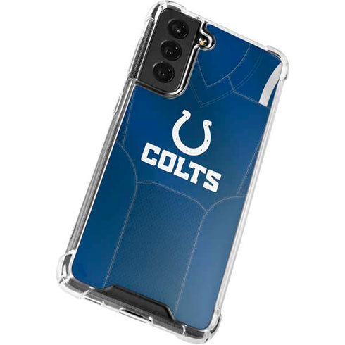 NFL Indianapolis Colts Team Jersey Galaxy S22 Plus Clear Case