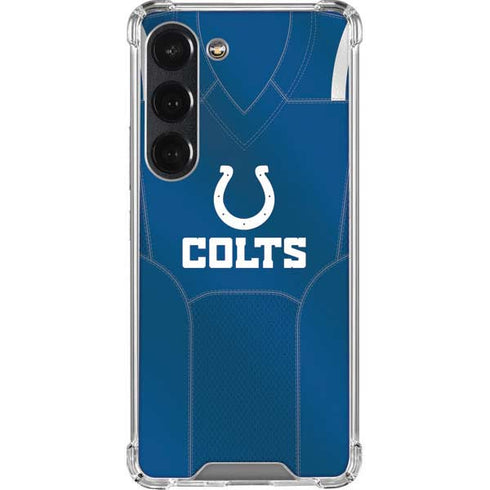 NFL Indianapolis Colts Team Jersey Galaxy S23 Clear Case