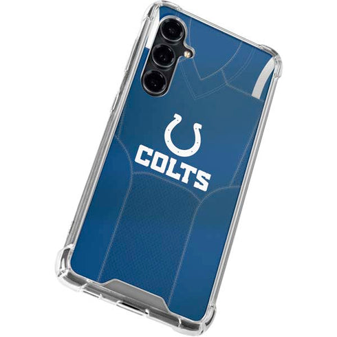 NFL Indianapolis Colts Team Jersey Galaxy S23 FE Clear Case