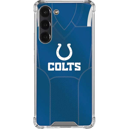 NFL Indianapolis Colts Team Jersey Galaxy S23 Plus Clear Case