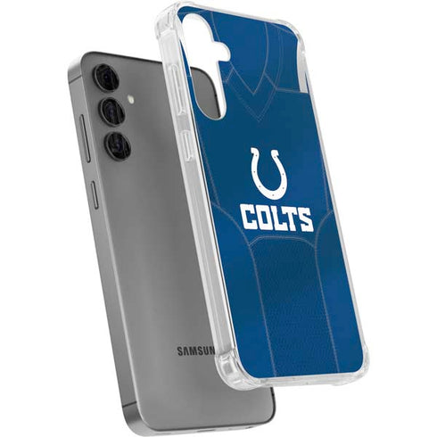 NFL Indianapolis Colts Team Jersey Galaxy S24 Plus Clear Case