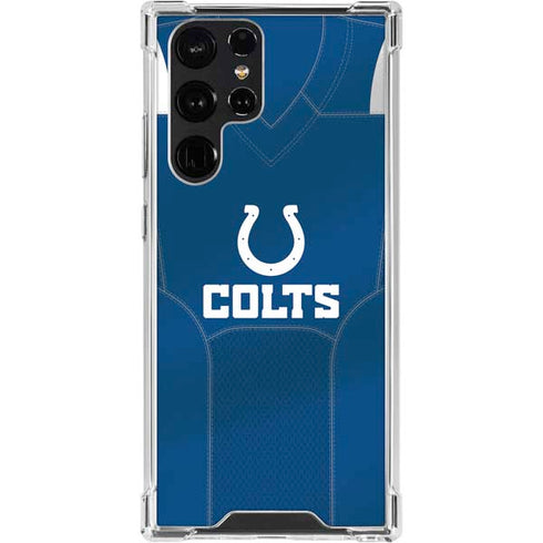 NFL Indianapolis Colts Team Jersey Galaxy S24 Ultra Clear Case