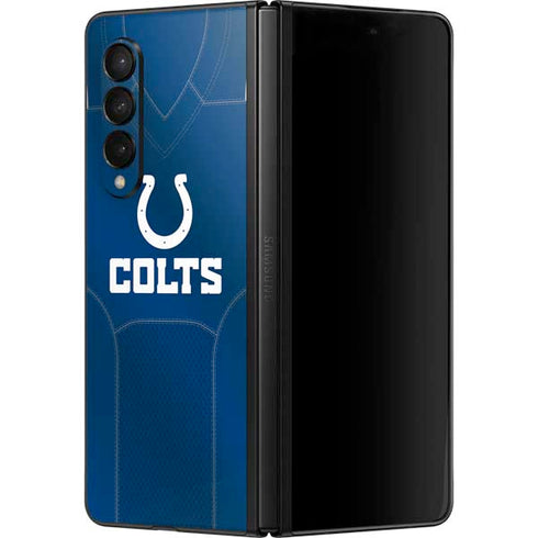 NFL Indianapolis Colts Team Jersey Galaxy Z Fold3 5G Skin