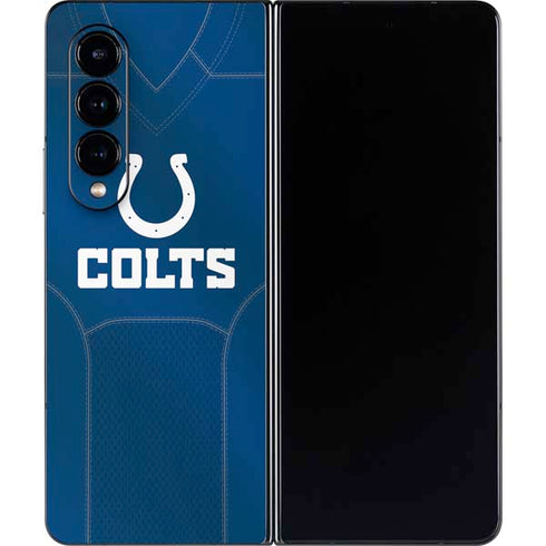 NFL Indianapolis Colts Team Jersey Galaxy Z Fold4 5G Skin