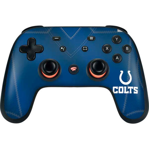 NFL Indianapolis Colts Team Jersey Google Stadia Controller Skin
