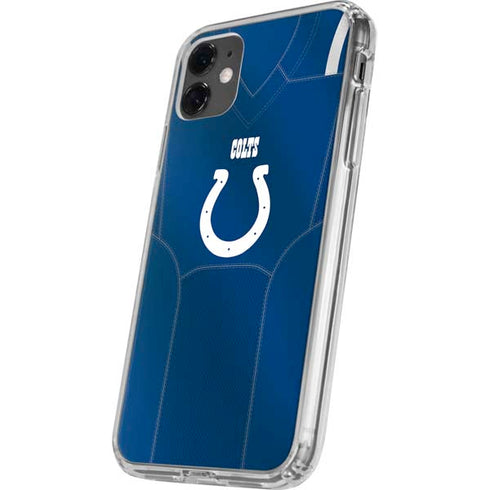 NFL Indianapolis Colts Team Jersey iPhone 11 Clear Case