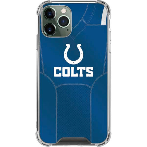 NFL Indianapolis Colts Team Jersey iPhone 11 Pro Max Clear Case