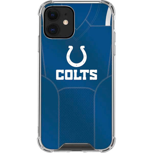 NFL Indianapolis Colts Team Jersey iPhone 12 Clear Case