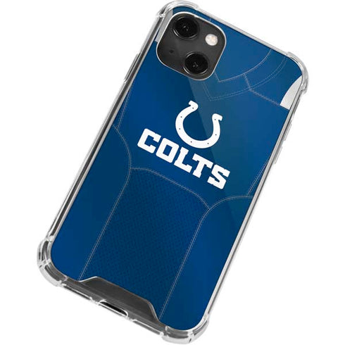 NFL Indianapolis Colts Team Jersey iPhone 15 Plus Clear Case