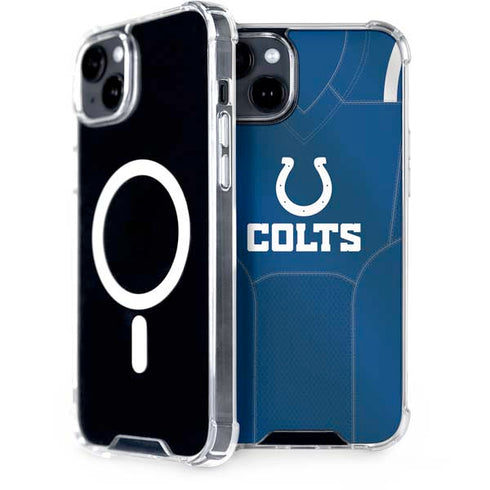 NFL Indianapolis Colts Team Jersey iPhone 15 Plus MagSafe Case