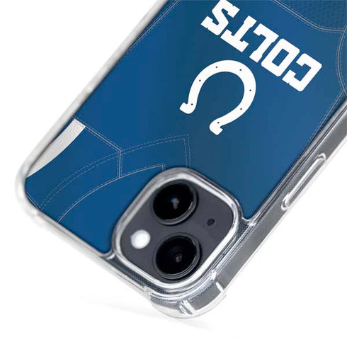 NFL Indianapolis Colts Team Jersey iPhone 15 Plus MagSafe Case