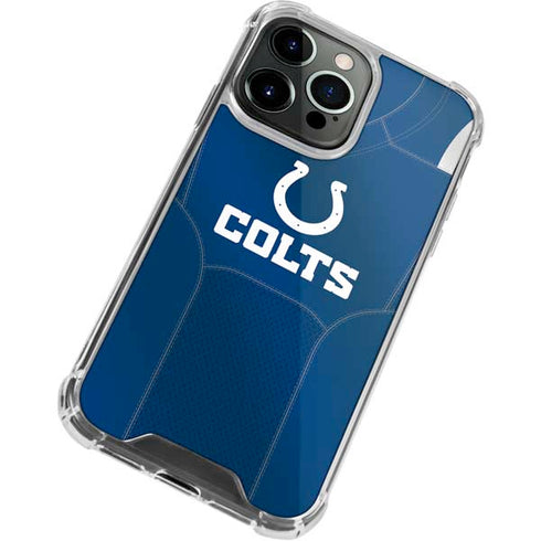 NFL Indianapolis Colts Team Jersey iPhone 14 Pro Clear Case