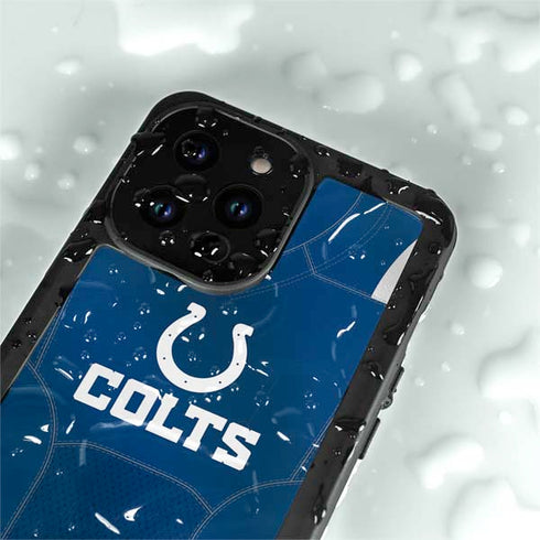 NFL Indianapolis Colts Team Jersey iPhone 14 Pro Max Waterproof Case