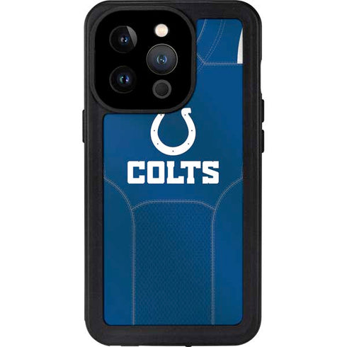 NFL Indianapolis Colts Team Jersey iPhone 14 Pro Waterproof Case