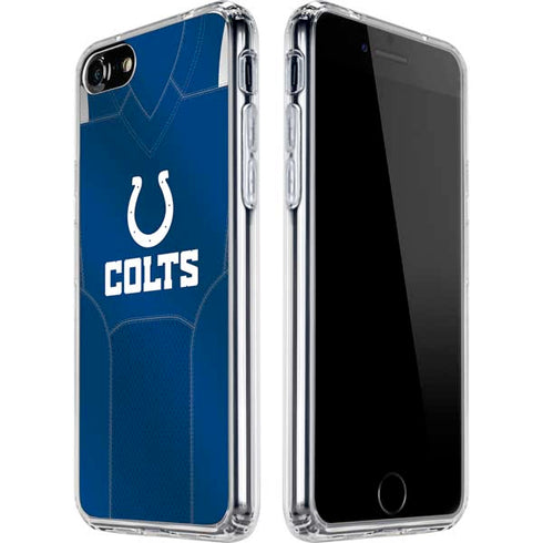 NFL Indianapolis Colts Team Jersey iPhone SE (2nd & 3rd Gen) Clear Case